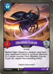 003 Obsidian Scarab