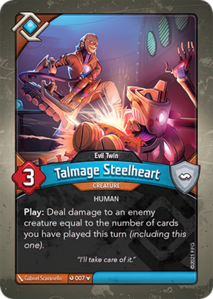 Talmage Steelheart (Evil Twin)