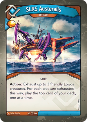 SLRS Austeralis, a KeyForge card illustrated by Colin Searle
