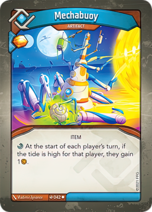 Mechabuoy, a KeyForge card illustrated by Vladimir Zyrianov