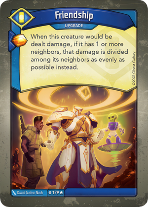 Friendship, a KeyForge card illustrated by David Auden Nash