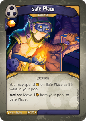 Safe Place, a KeyForge card illustrated by Kristen Pauline