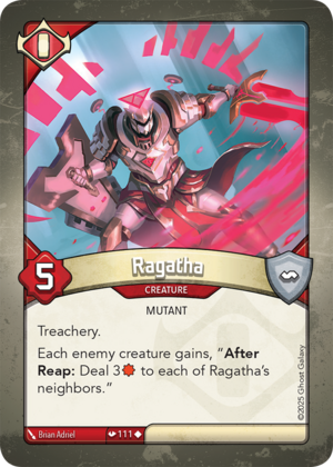 Ragatha, a KeyForge card illustrated by Brian Adriel