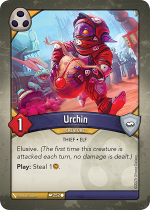 Urchin, a KeyForge card illustrated by Preston Stone