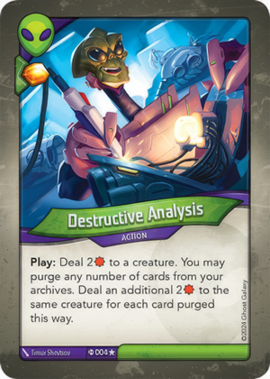 Destructive Analysis (Elders)