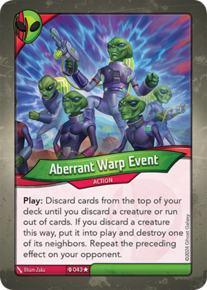 Aberrant Warp Event (Ironyx Rebels)