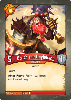 Bosch the Unyielding