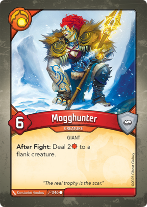 Mogghunter, a KeyForge card illustrated by Konstantin Porubov