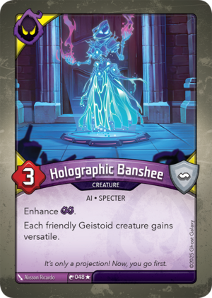 Holographic Banshee