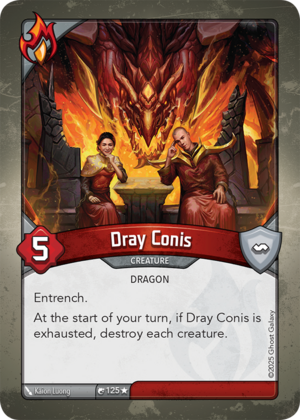 Dray Conis, a KeyForge card illustrated by Kaion Luong