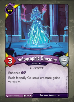 Holographic Banshee