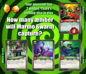 Hypnotic Command versus Marmo Swarm timing question