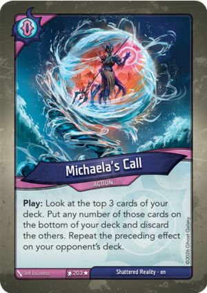 Michaela’s Call