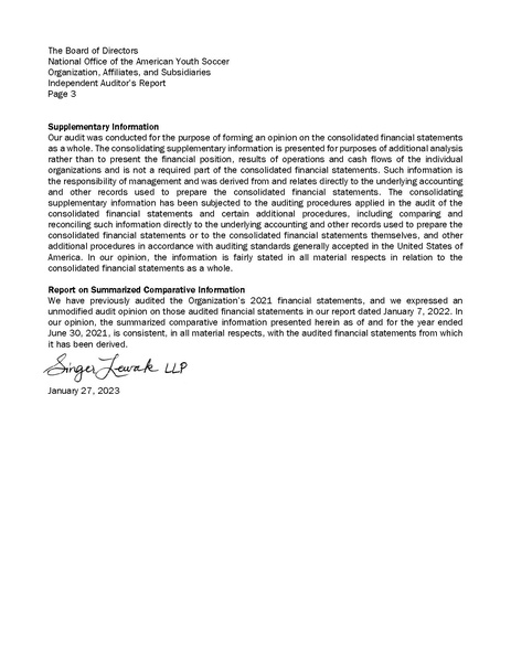 File:American Youth Soccer Organization 06.30.22 FS FINAL 01-27-23.pdf