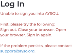 Log In AYSOU Error Message.png