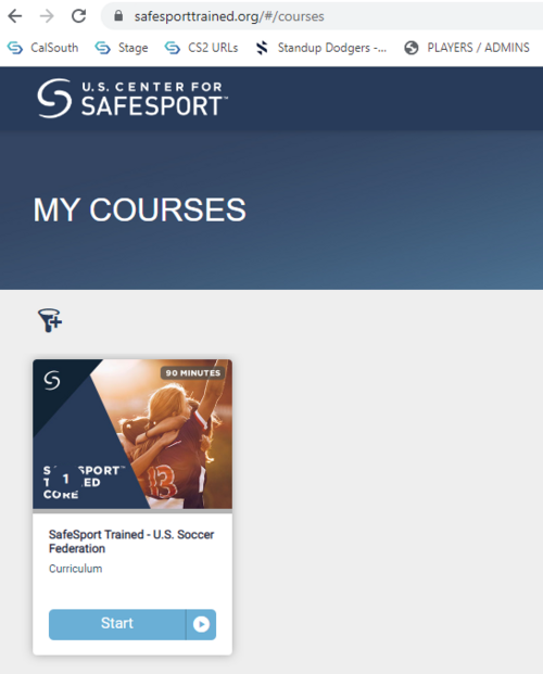 Safesport My Courses.png