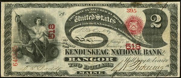 Original Series $2 bank note