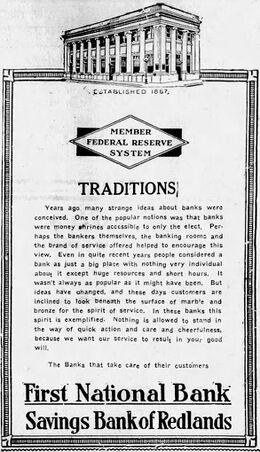 A 1920 advertisement