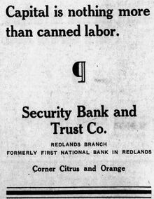 A 1928 advertisement