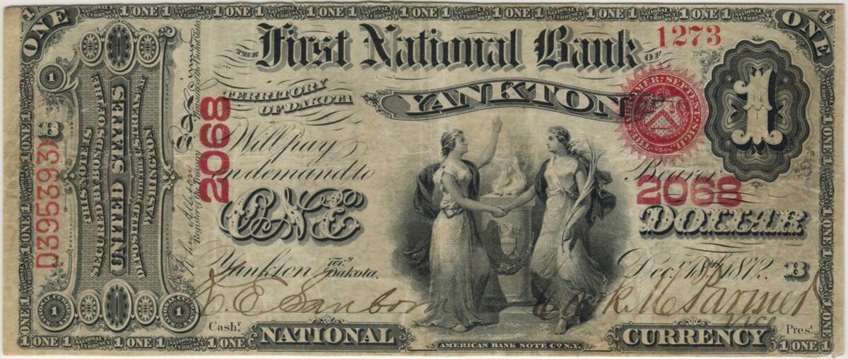 South Dakota Bank Note History Bank Note History