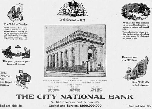 A 1922 advertisement