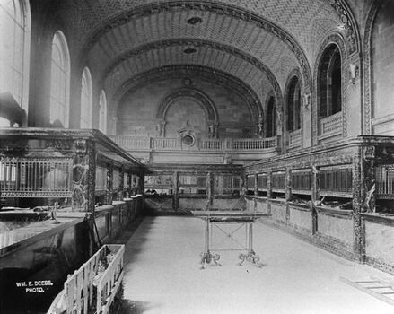 Interior of the City National Bank of Evansville