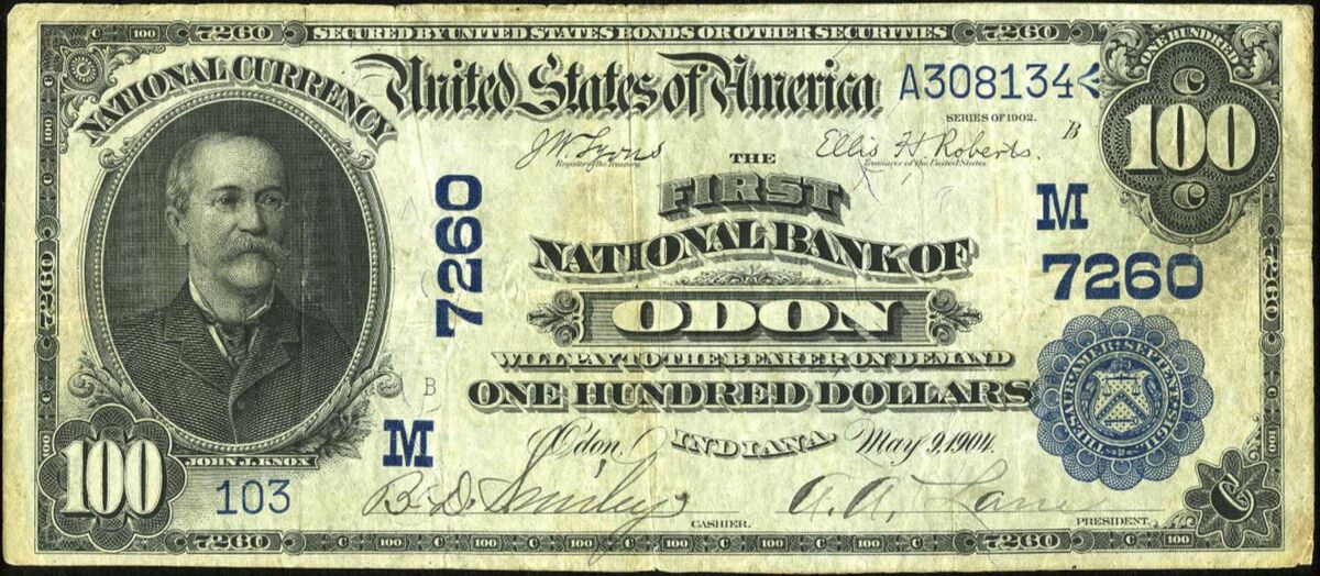 Indiana Bank Note History Bank Note History