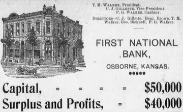 Advertisement from July 1900