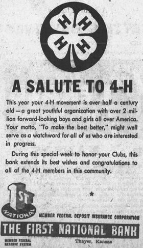 Advertisement from March 1954