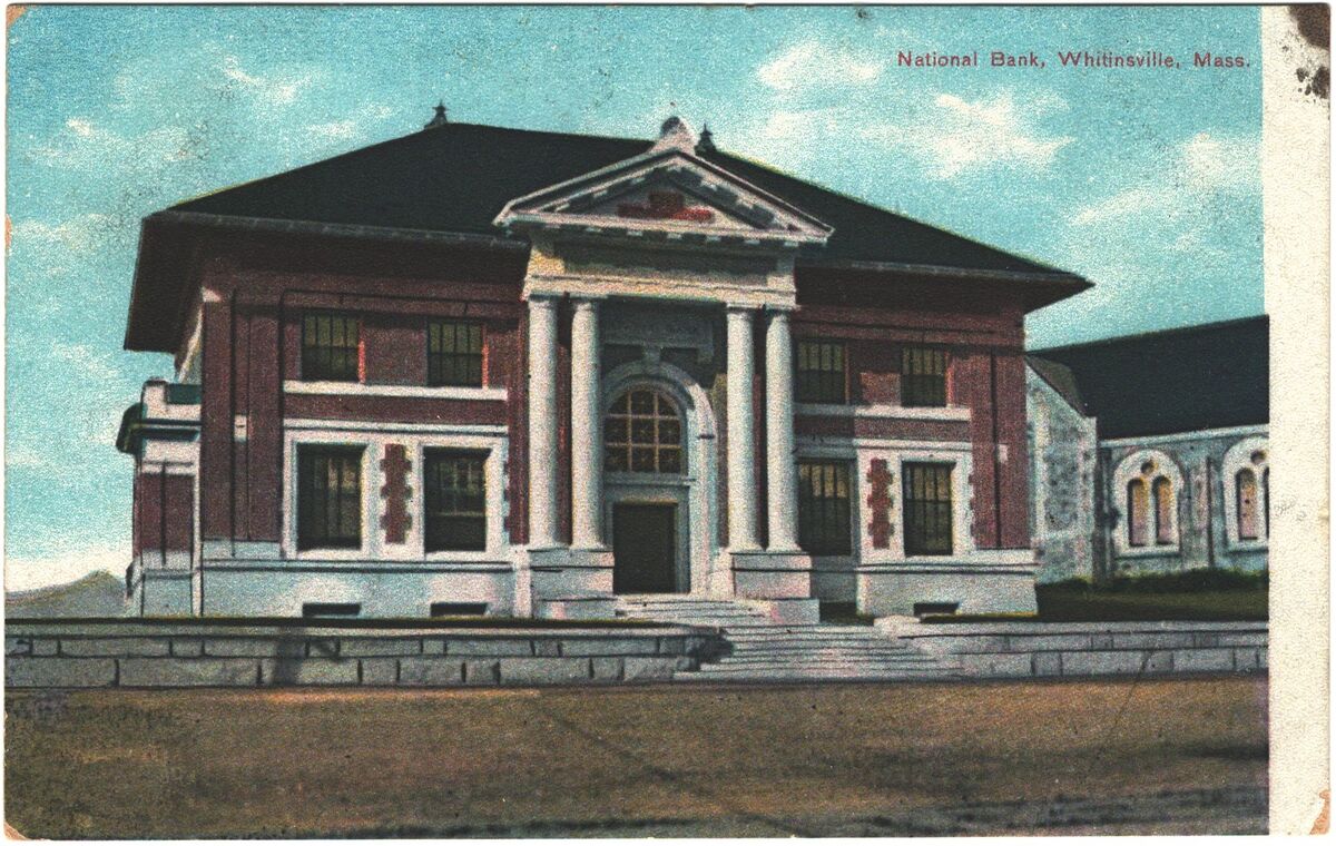 Whitinsville National Bank, Whitinsville, MA (Charter 769) Bank Note