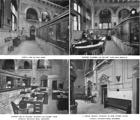 Bank's interior ca1915