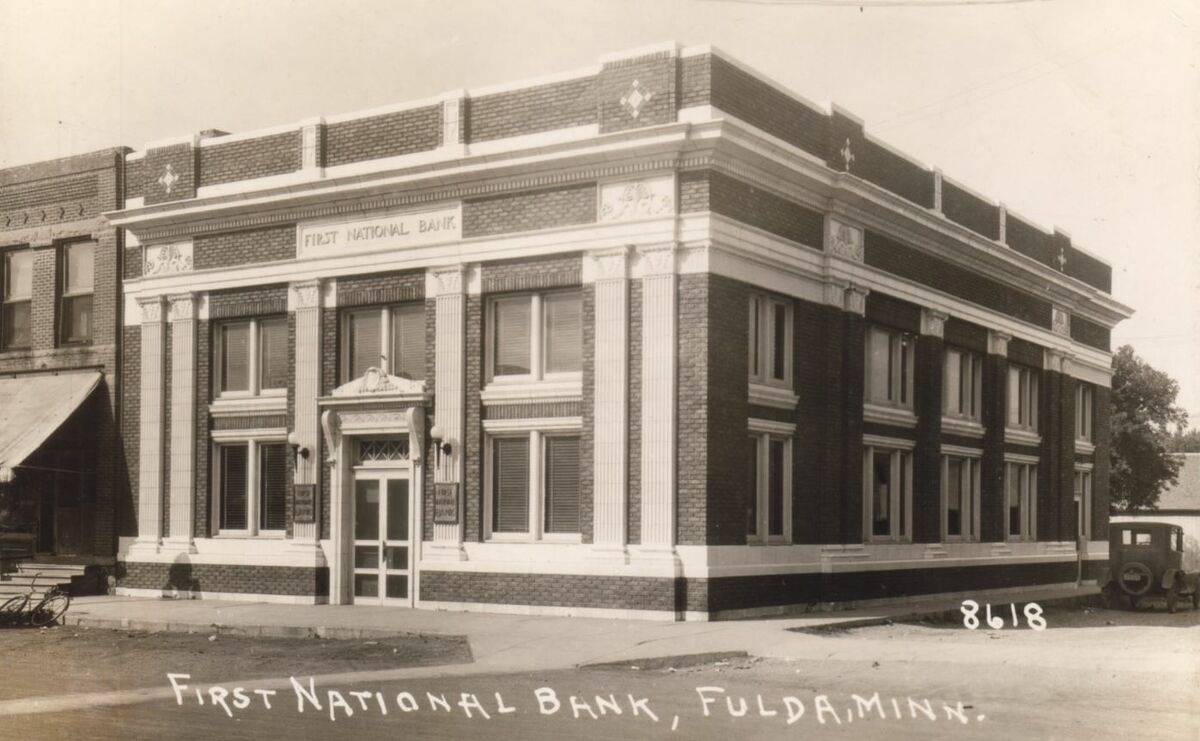 First National Bank, Fulda, MN (Charter 6054) Bank Note History
