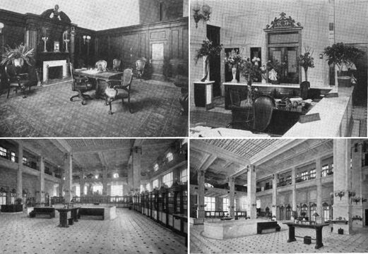 View of offices and lobby ca1915
