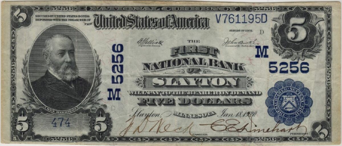 Murray County, MN Bank Note History Bank Note History