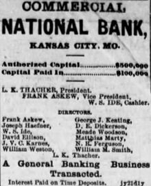 Advertisement from January 1873