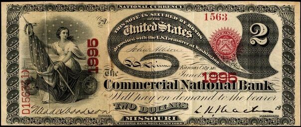 Original Series $2 bank note