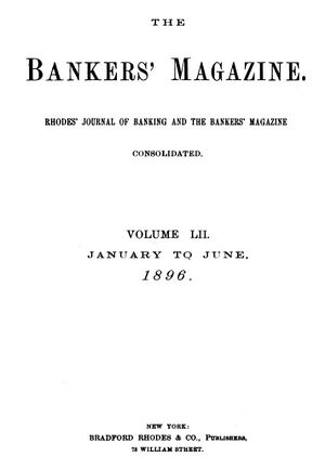 Cover of The Bankers' Magazine