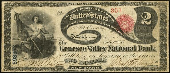 Original series $2 bank note