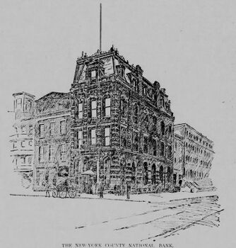 Sketch of the New York County National Bank