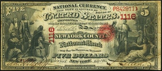 Original Series $5 bank note