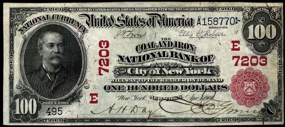 1902 Red Seal $100 bank note
