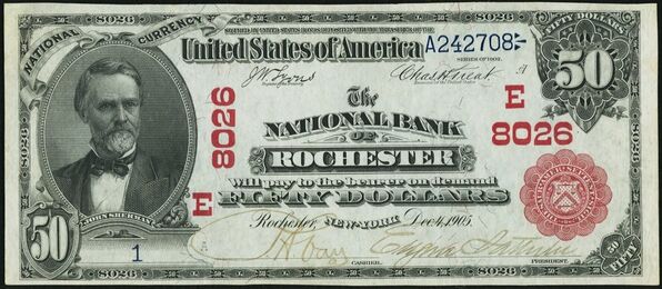 1902 Red Seal $50 bank note