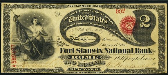 Original Series $2 bank note