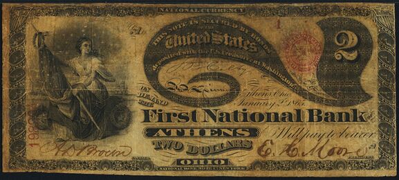 Original Series $2 bank note