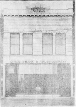 photo of the Citizens Bank and Trust Company building,