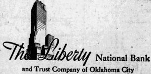 Advertisement from 1954 for The Liberty National Bank