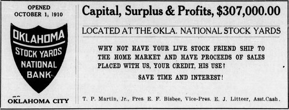 Advertisement from 1911