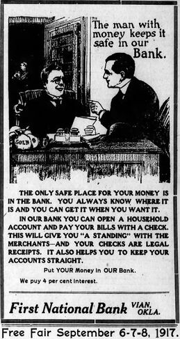 Advertisement from March 1917