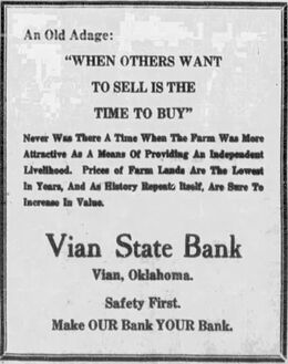Advertisement from January 1932