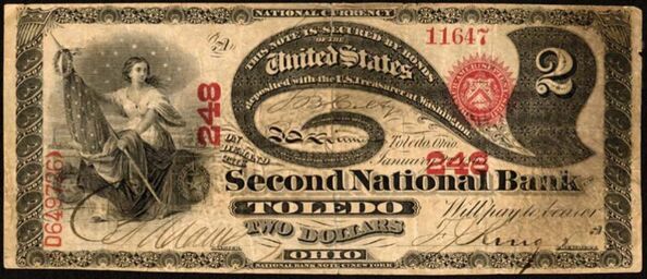 Original Series $2 bank note